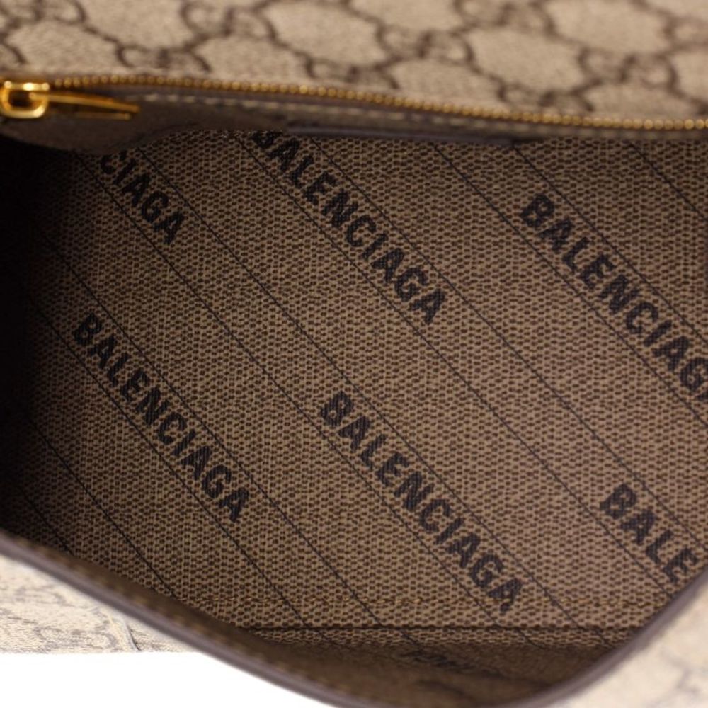 Gucci x Balenciaga The Hacker Project Hourglass Top Handle Bag GG Coated Canvas - Picture 6 of 7
